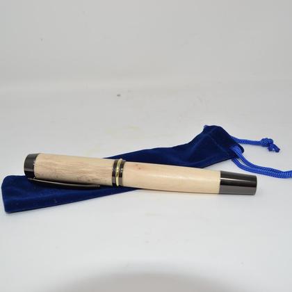 Holz Rollerpen Kugelschreiber Platane Geschenk Unikat handmade