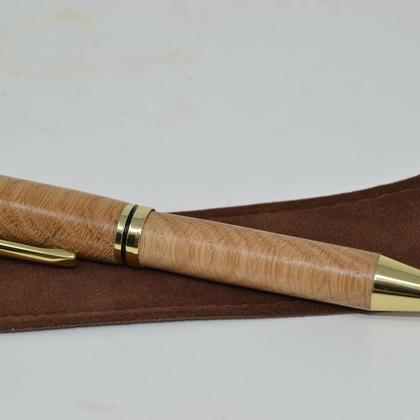 Holz Kugelschreiber Drehkugelschreiber Eiche Unikat handmade 