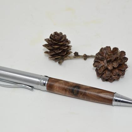 Holz Kugelschreiber Drehkugelschreiber Walnuss Unikat handmade Geschenk