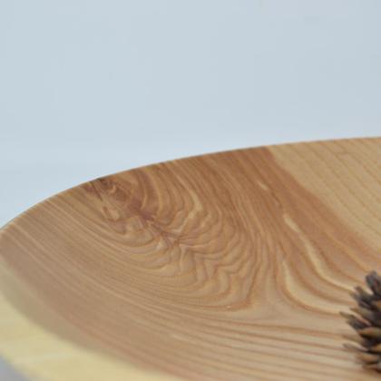 Schale Schüssel ∅ 25 cm Holzschüssel Kernesche handarbeit Dekoschale Obstschale