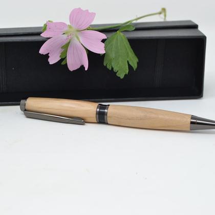Holz Kugelschreiber Drehkugelschreiber Birne Unikat handmade Geschenk