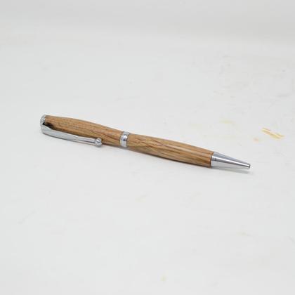 Holz Kugelschreiber Drehkugelschreiber aus Holz Eiche Handarbeit Geschenk