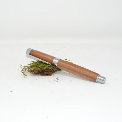 Holz Rollerpen Tintenroller Kugelschreiber Zwetschke Geschenk Unikat handmade