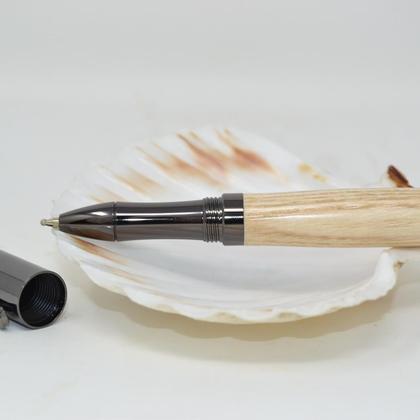 Holz Rollerpen Tintenroller Kugelschreiber Esche Geschenk Unikat handmade