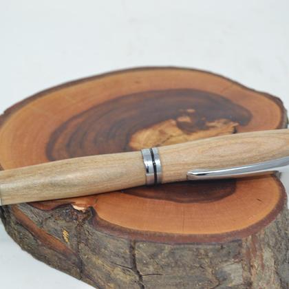 Holz Kugelschreiber Drehkugelschreiber Ahorn Unikat handmade 