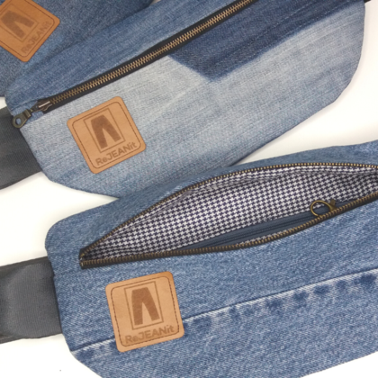 Bauchtasche aus recycelten Jeans