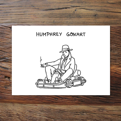 Humphrey Gokart (Grußkarte)