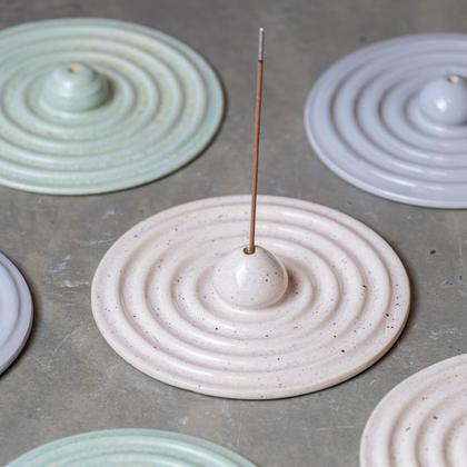 Räucherstäbchenhalter - handgedreht - Keramik