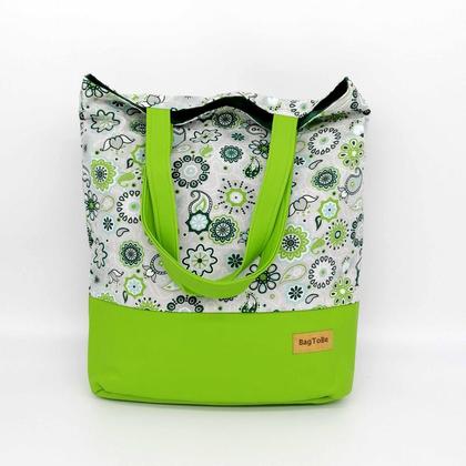 Shopper Paisley/grün