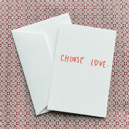 Choose Love Geschenkkarte