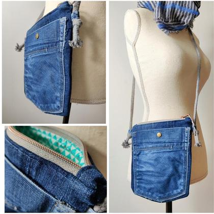 Jeans Upcycling: Umhängetasche 